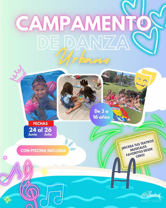 Campamento de danza urbano en Aranjuez - Escuela de Danza Palmira
